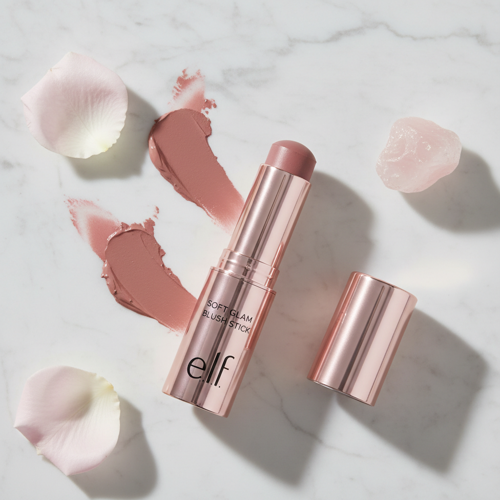 e.l.f. Soft Glam Cream Blush Stick – Muted Mauve (0.31 oz)
