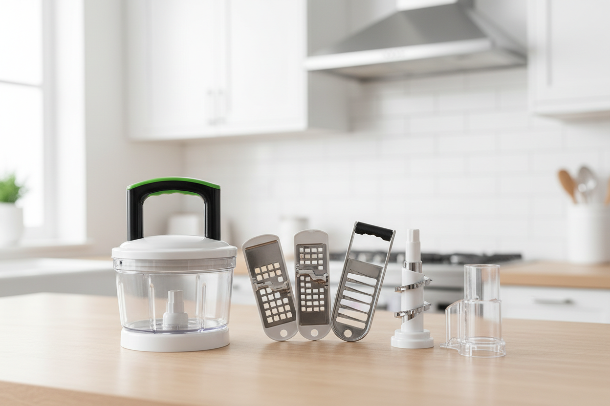 Fullstar Pro 4-in-1 Vegetable Chopper & Spiralizer – White