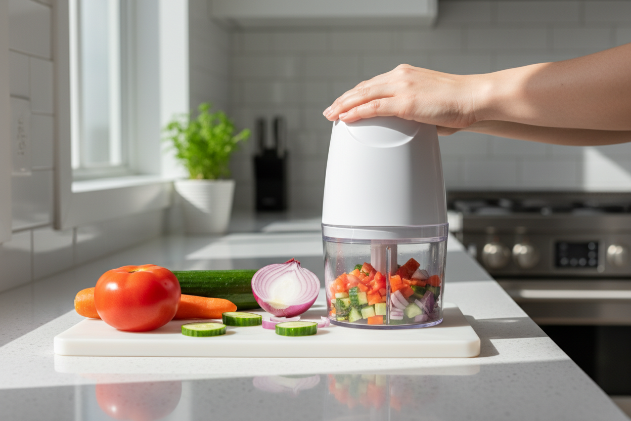 Fullstar Pro 4-in-1 Vegetable Chopper & Spiralizer – White