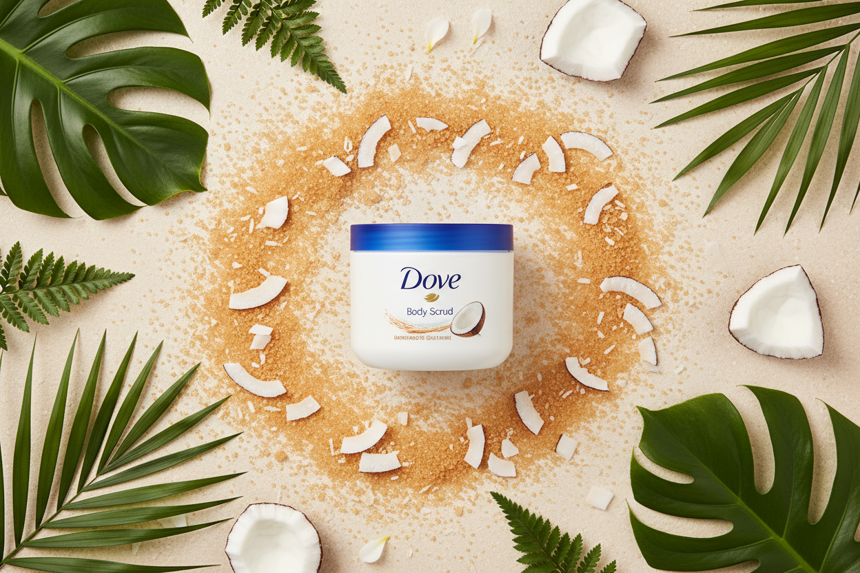 Dove Body Scrub – Brown Sugar & Coconut Butter (15 oz)