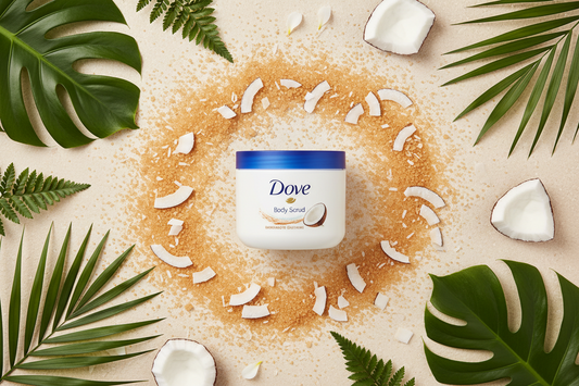 Dove Body Scrub – Brown Sugar & Coconut Butter (15 oz)